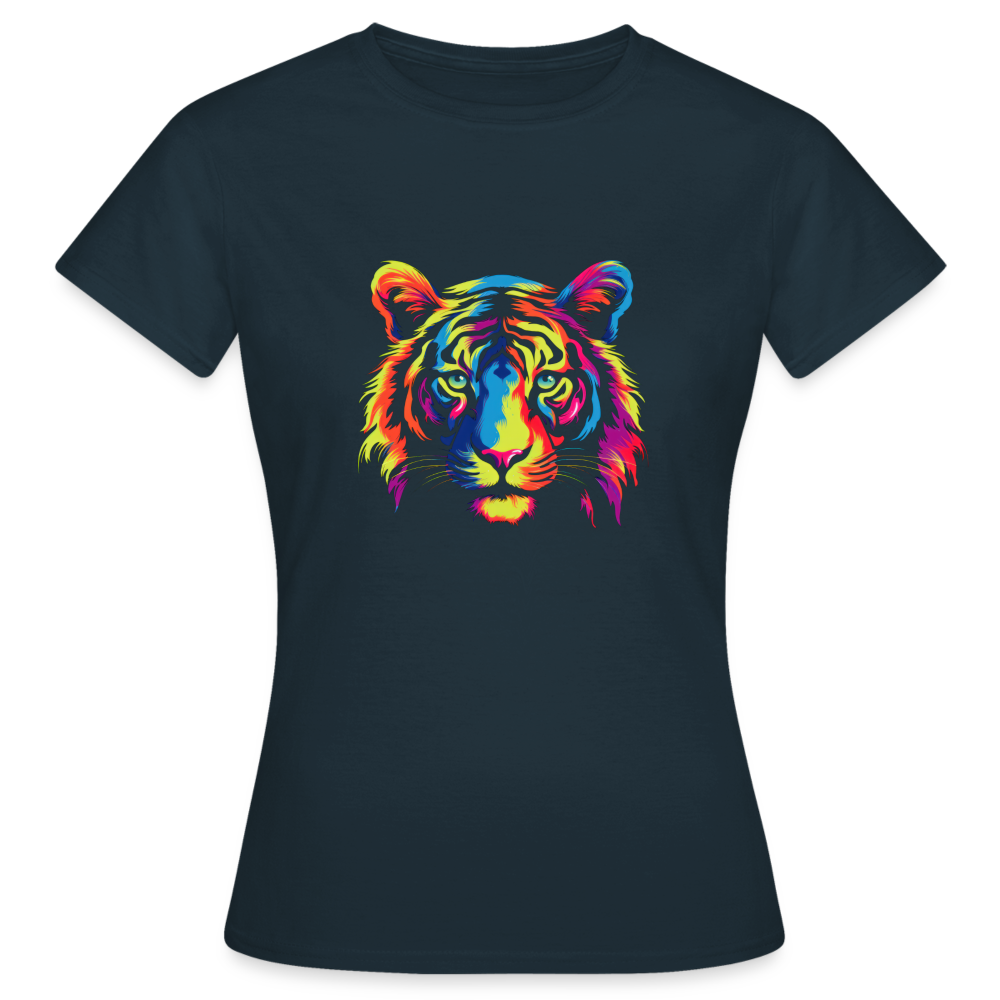 Frauen T-Shirt "Tiger" - Navy