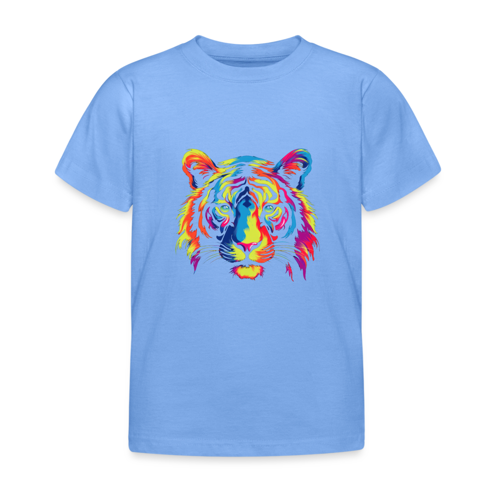 Kinder T-Shirt "Tiger" - Himmelblau