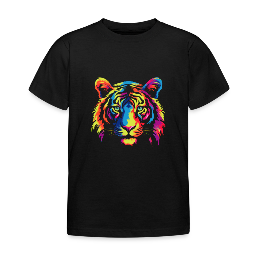 Kinder T-Shirt "Tiger" - Schwarz