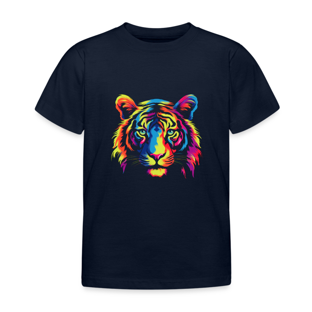 Kinder T-Shirt "Tiger" - Navy