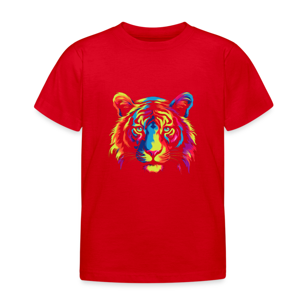 Kinder T-Shirt "Tiger" - Rot