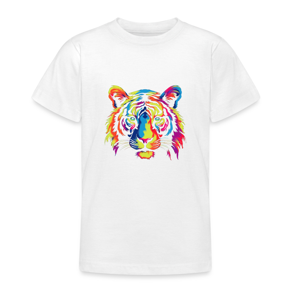 Teenager T-Shirt "Tiger" - weiß