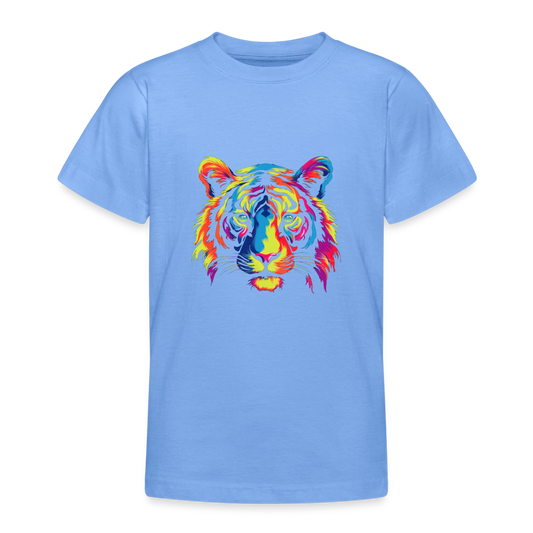 Teenager T-Shirt "Tiger" - Himmelblau