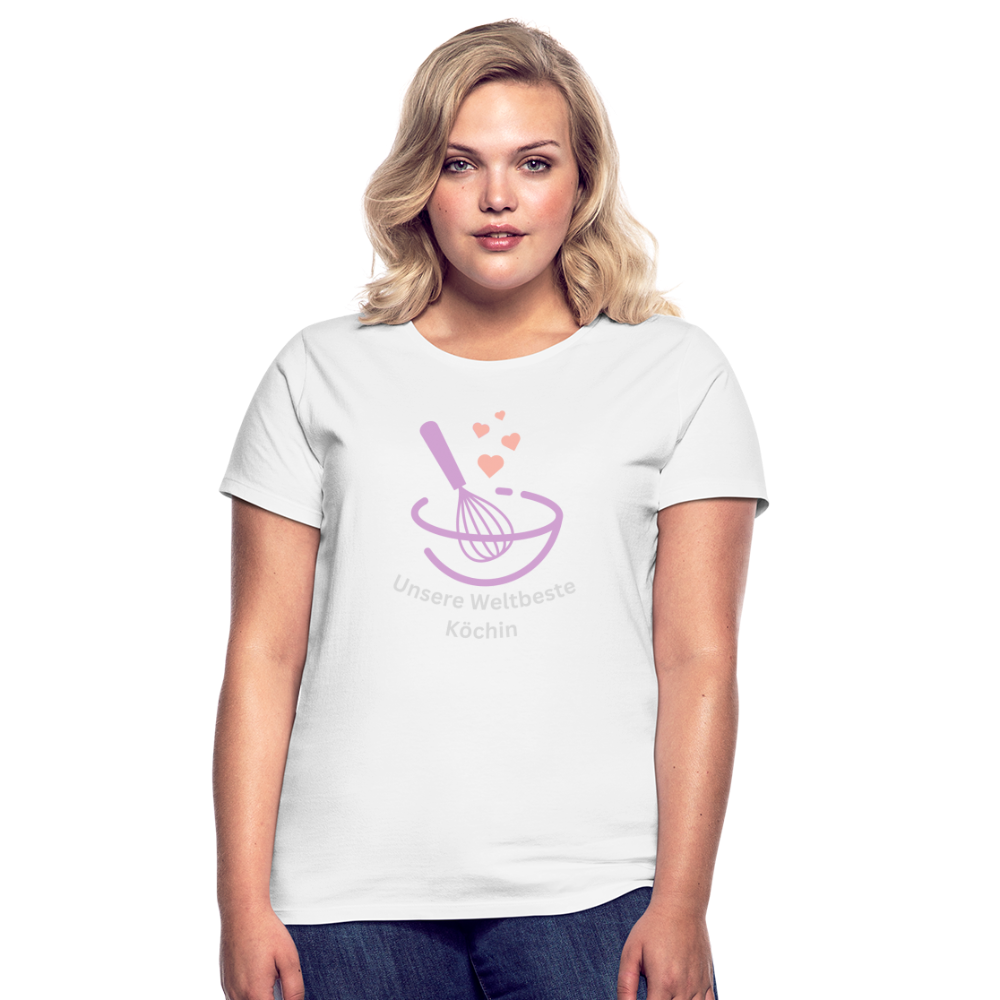 Frauen T-Shirt "Köchin" - weiß