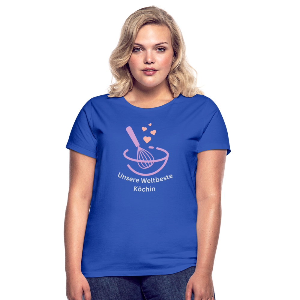 Frauen T-Shirt "Köchin" - Royalblau
