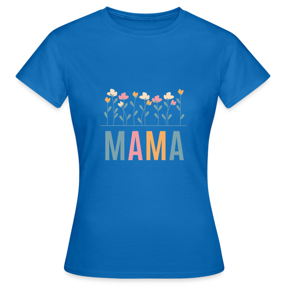 Frauen T-Shirt "Mama" - Royalblau