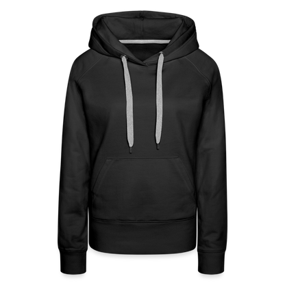 Frauen Premium Hoodie - Schwarz