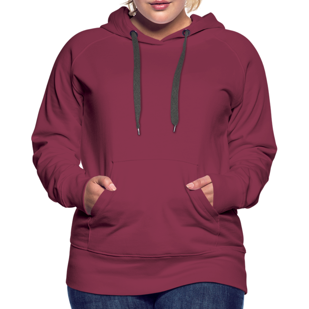 Frauen Premium Hoodie - Bordeaux