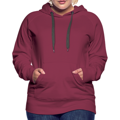 Frauen Premium Hoodie - Bordeaux