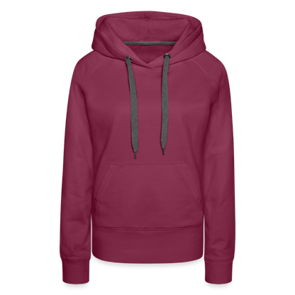 Frauen Premium Hoodie - Bordeaux