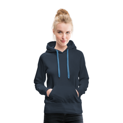 Frauen Premium Hoodie - Navy