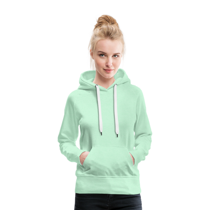 Frauen Premium Hoodie - helles Mintgrün