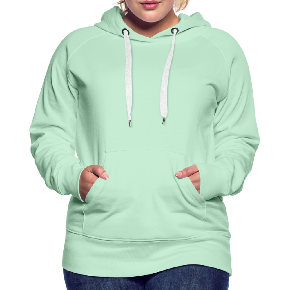 Frauen Premium Hoodie - helles Mintgrün