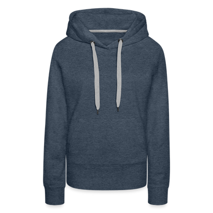 Frauen Premium Hoodie - Jeansblau