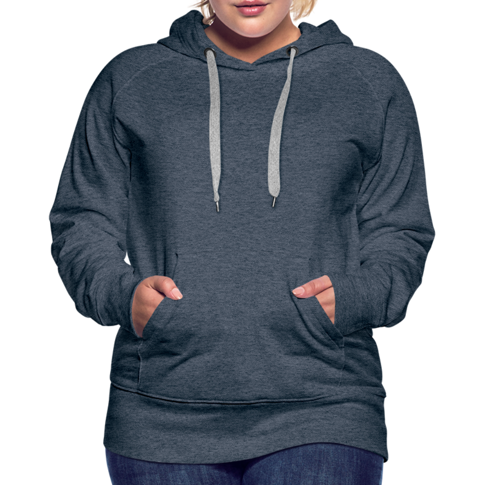 Frauen Premium Hoodie - Jeansblau