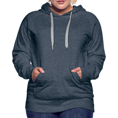 Frauen Premium Hoodie - Jeansblau