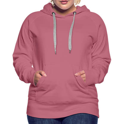 Frauen Premium Hoodie - Malve