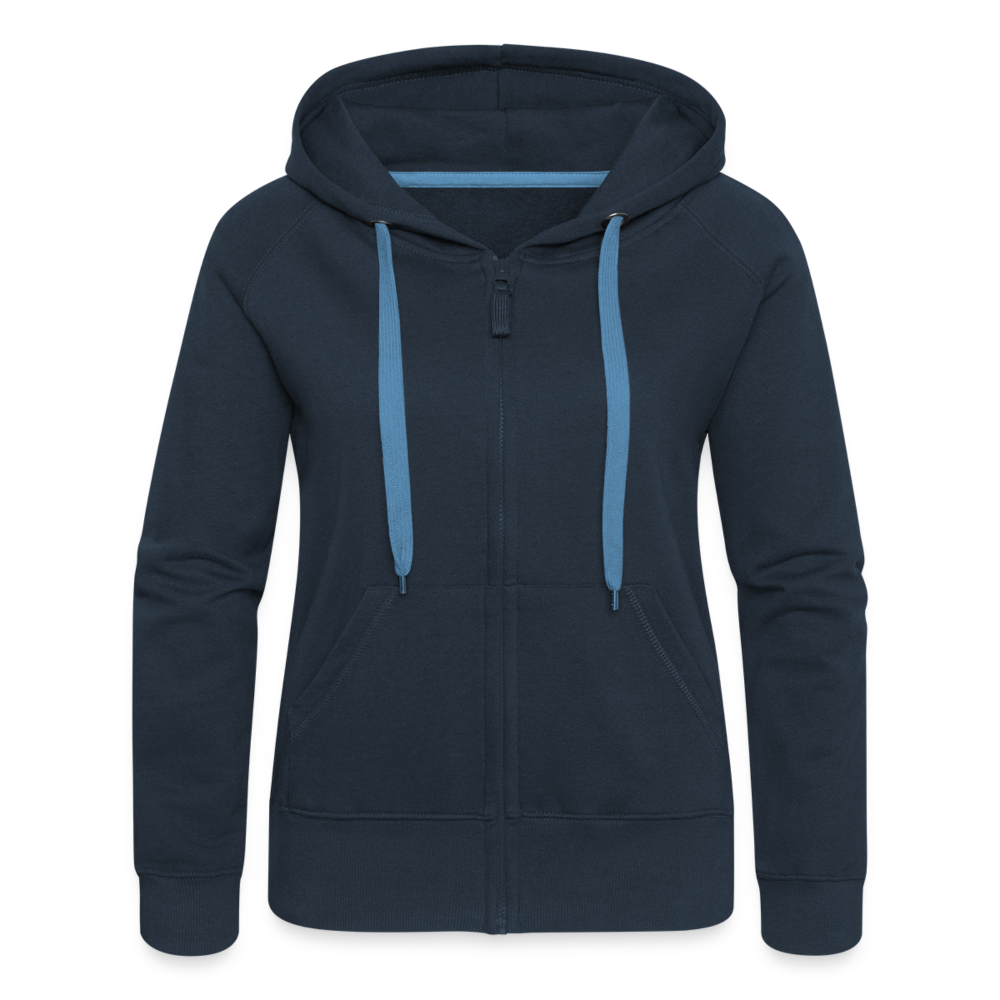 Frauen Premium Kapuzenjacke - Navy